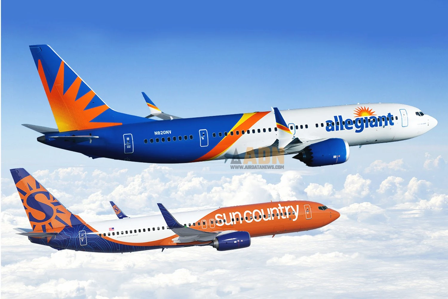 Allegiant vai adquirir a Sun Country em um negócio de US$ 1,5 bilhão em dinheiro e ações