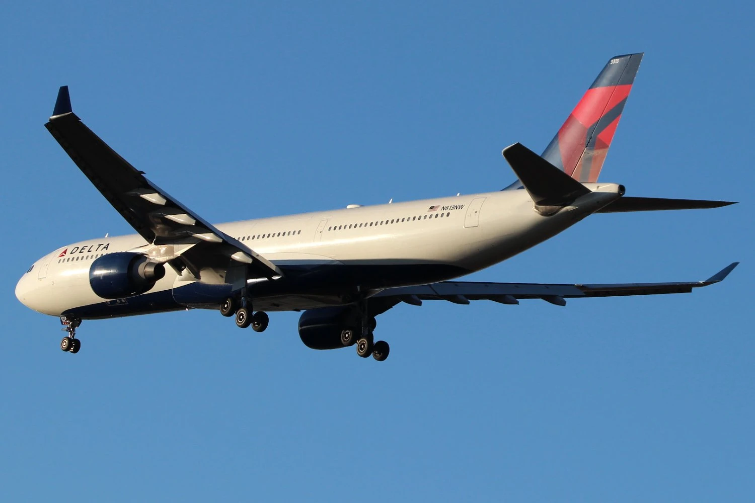 Como é o Airbus A330-300 da Delta que teve falha de motor após decolagem em Guarulhos