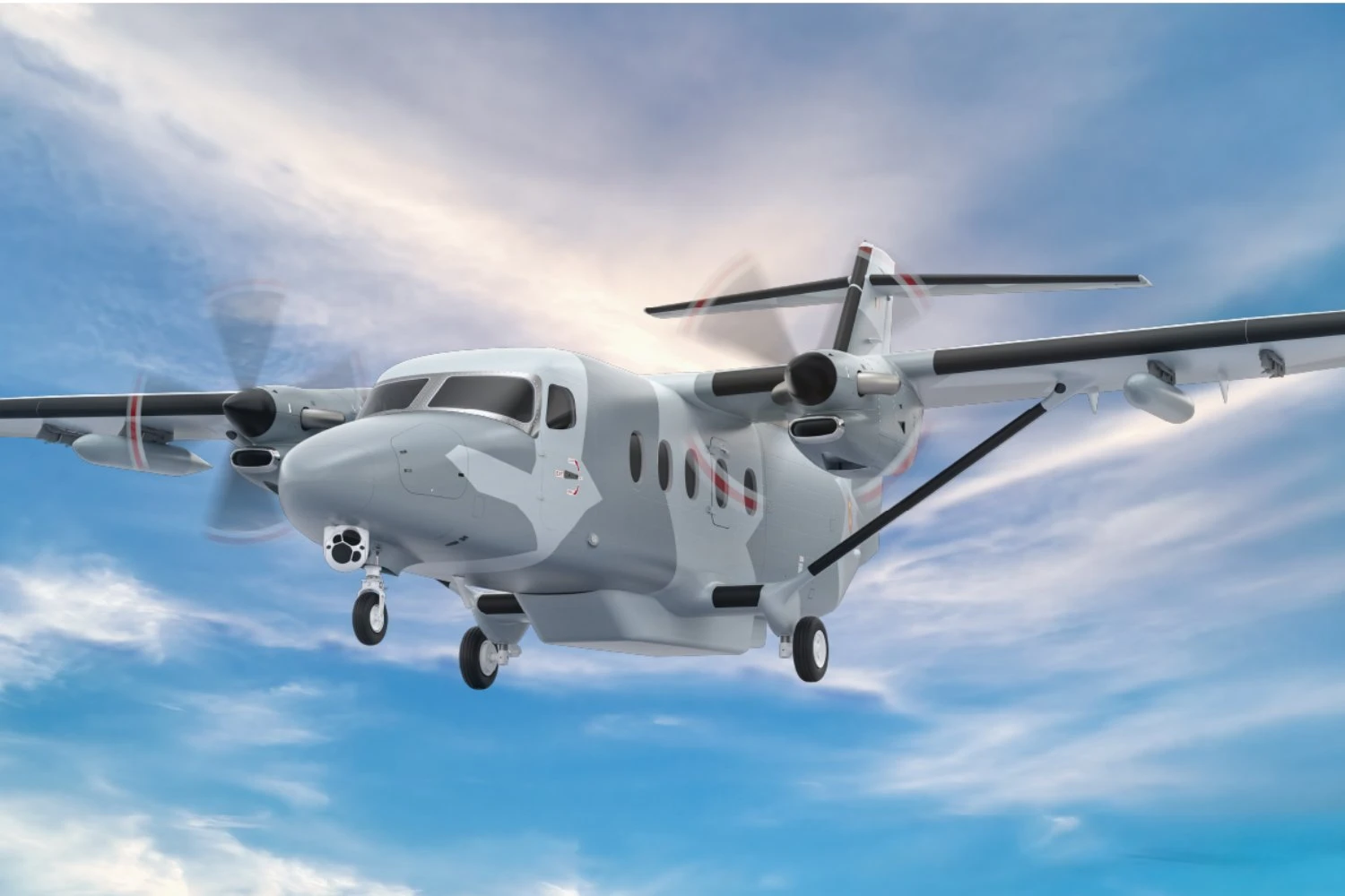 Textron leva o SkyCourier a Farnborough em busca de clientes internacionais