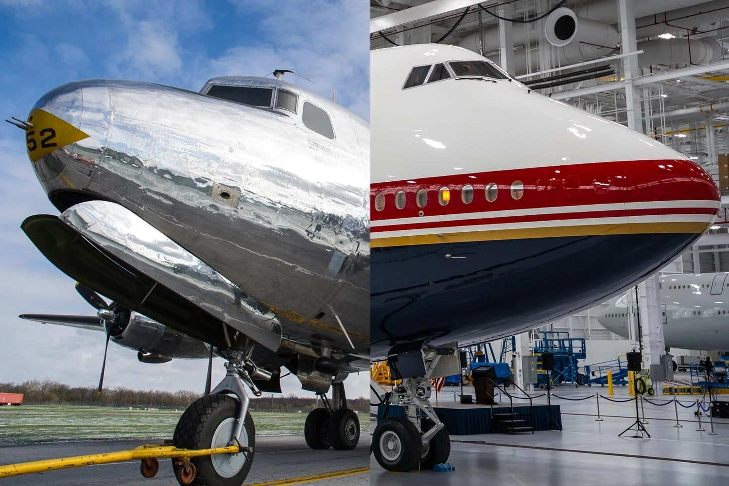 O C-54 'Sacred Cow' e o 747-8i doado pelo Catar: a linhagem do Air Force One