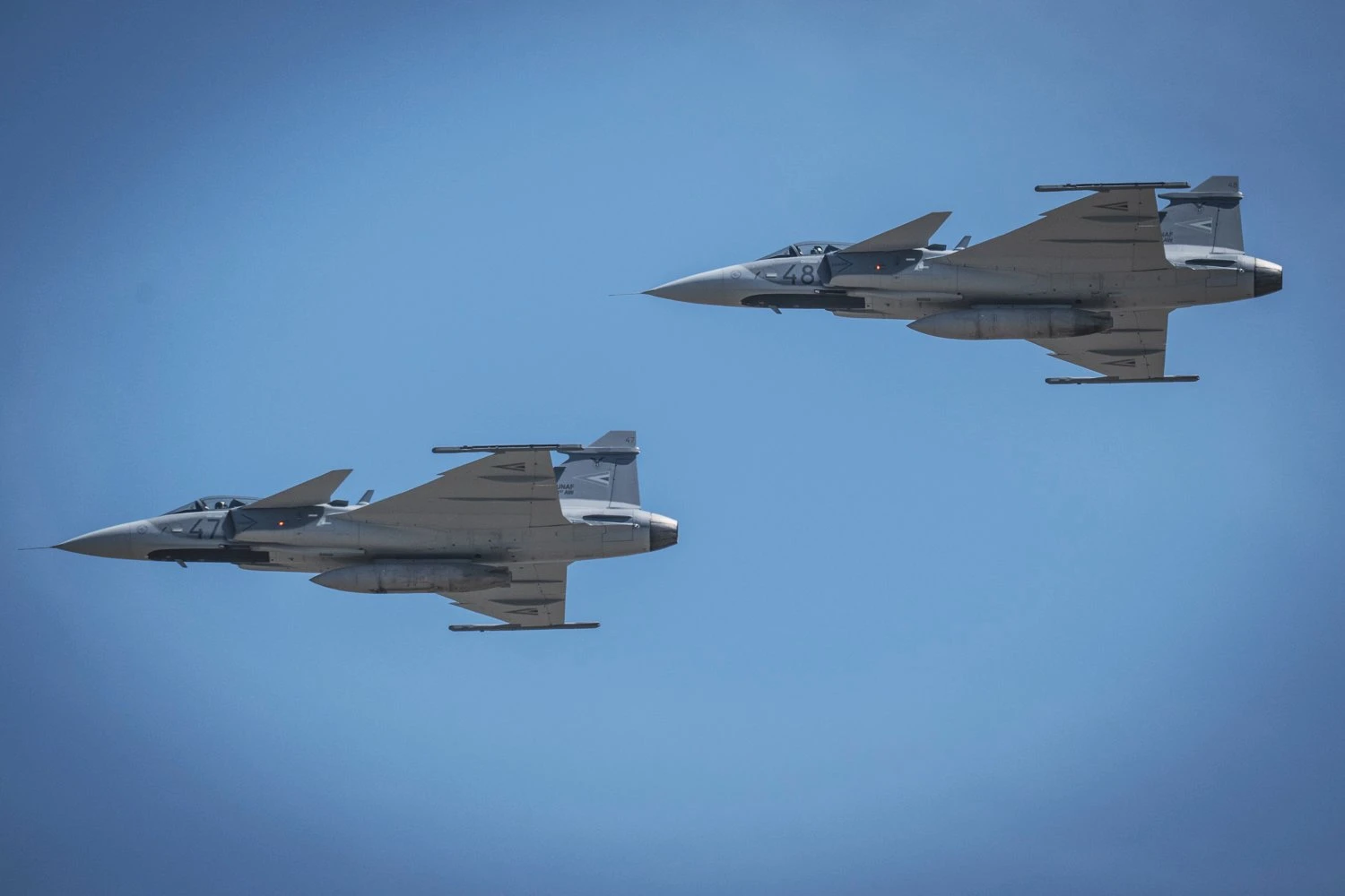 Hungria conclui expansão da frota de caças Gripen
