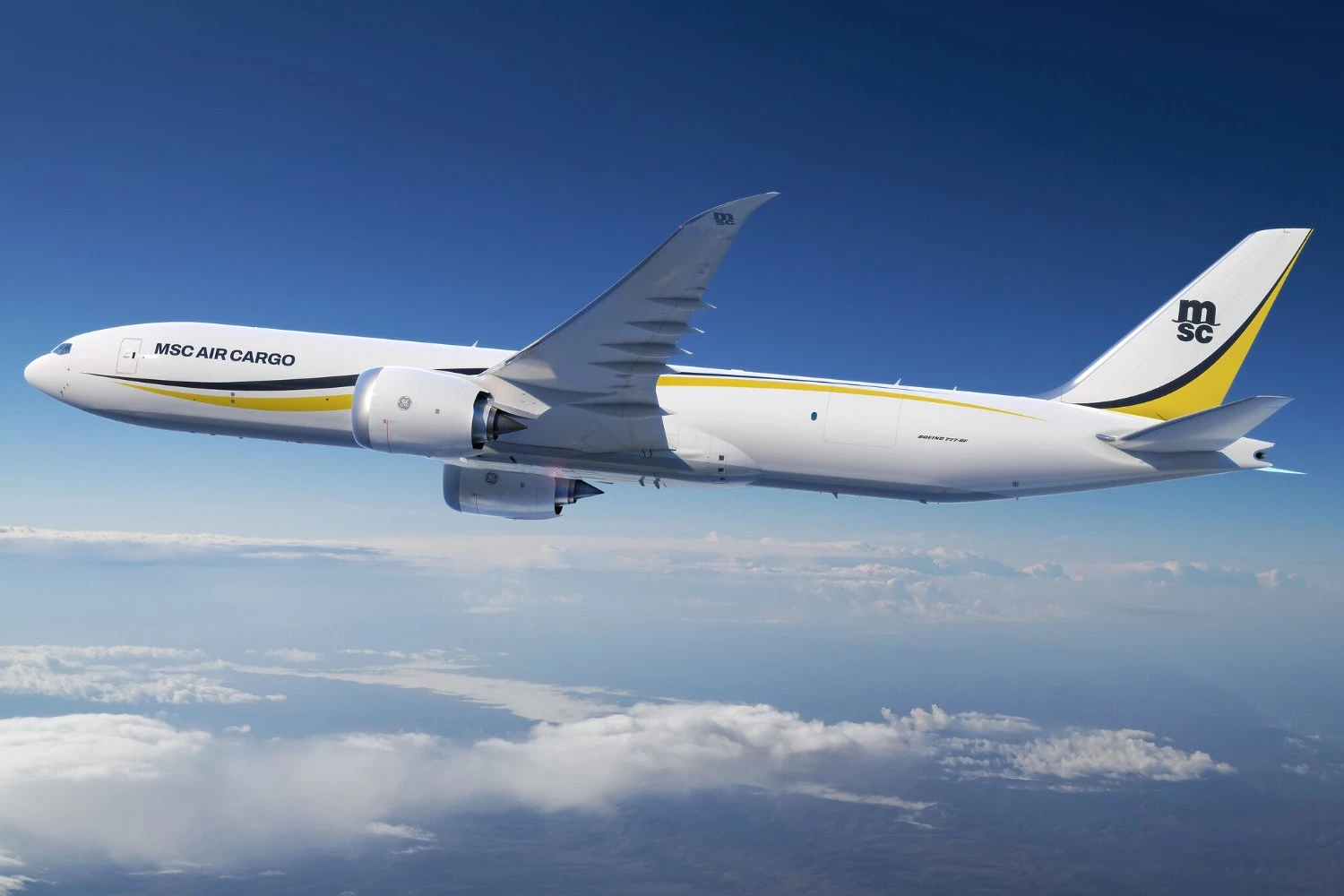 MSC Air Cargo encomenda cinco Boeing 777-8 Freighter