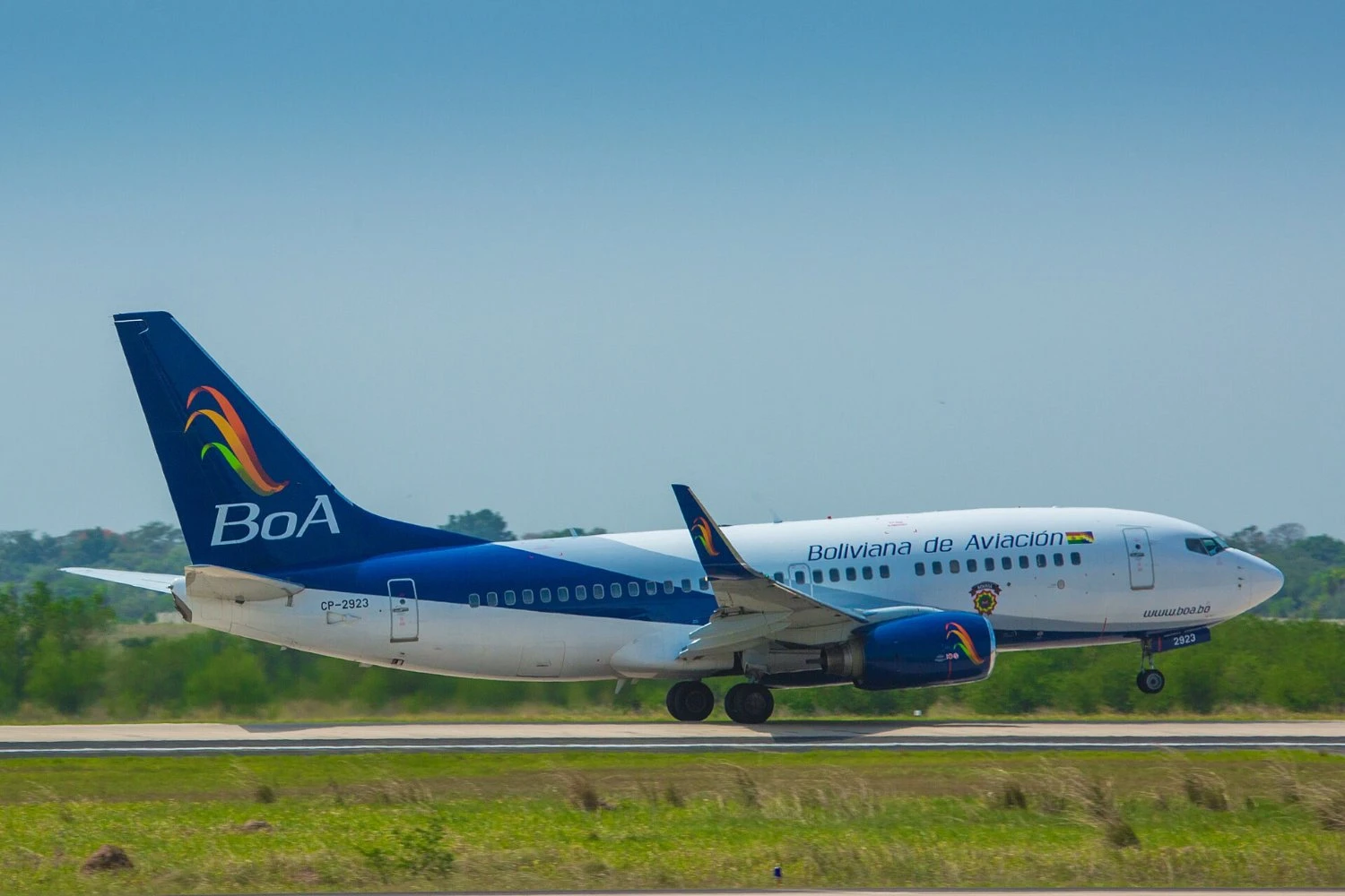 Boeing 737-700NG da Boliviana de Aviación