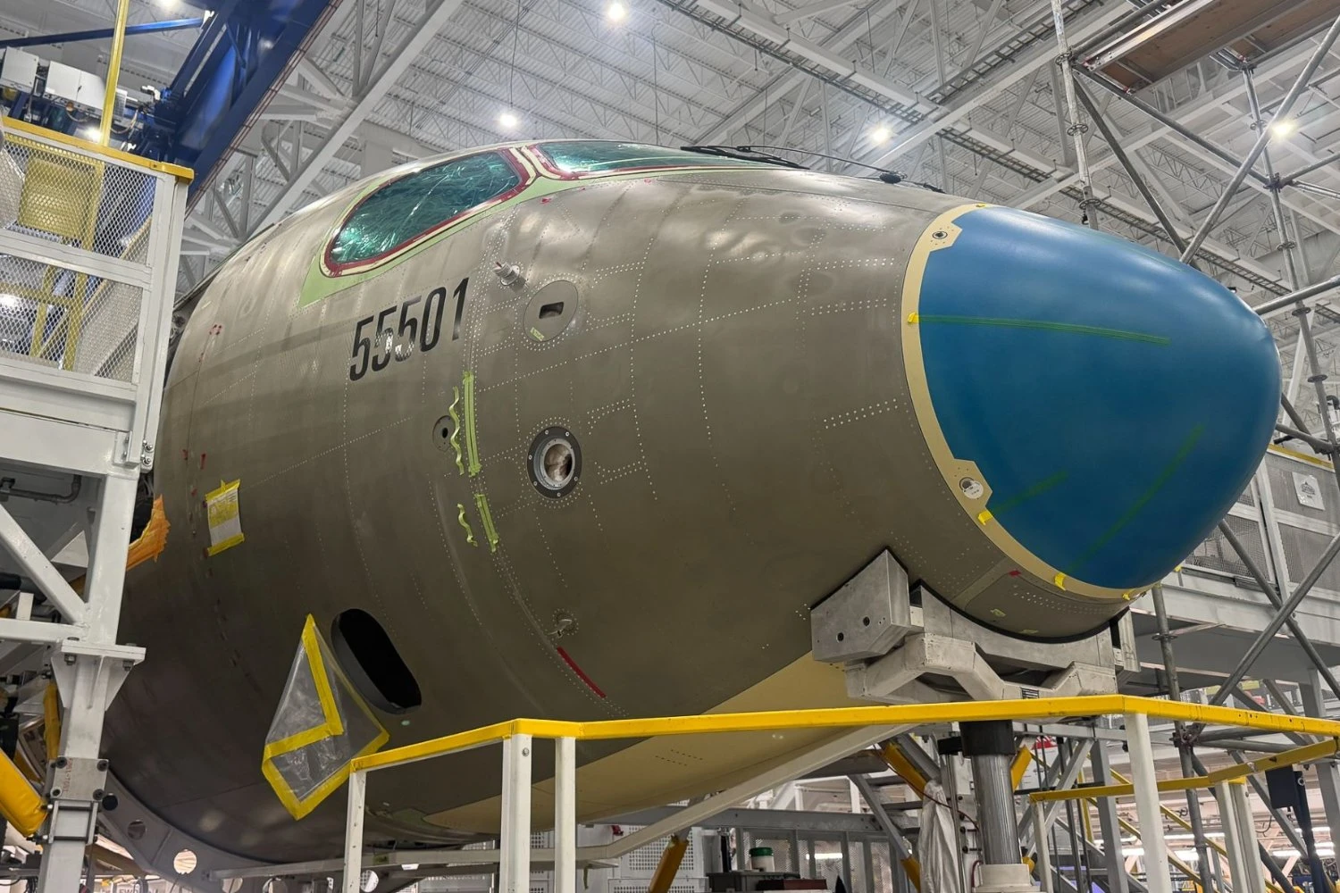 Primeiro Airbus A220 da Lufthansa City Airlines aparece no Canadá