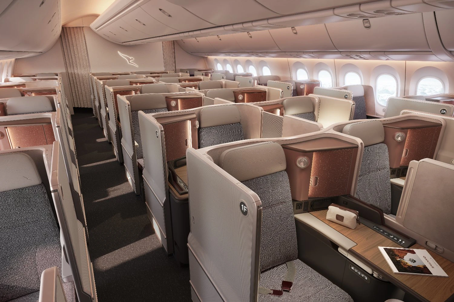 Qantas 787 Business class