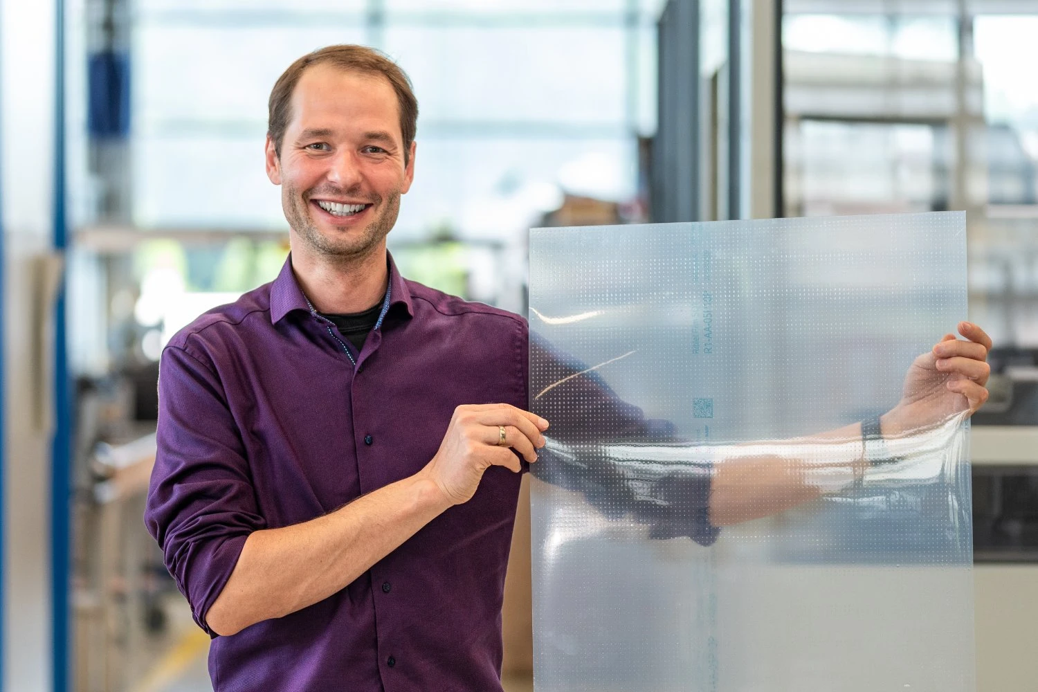 O AeroSHARK foi desenvolvido pela Lufthansa Technik e pela Surventis, anteriormente BASF Coatings.