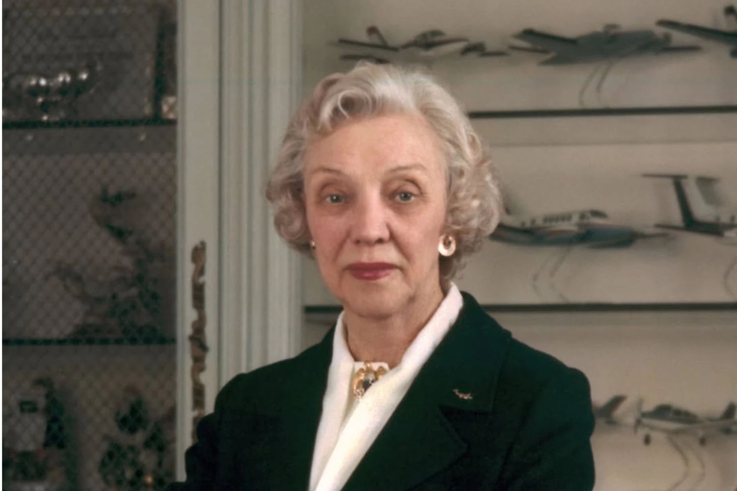 Olive Ann Beech, co-founder, president, and chairwoman of the Beech Aircraft Corporation