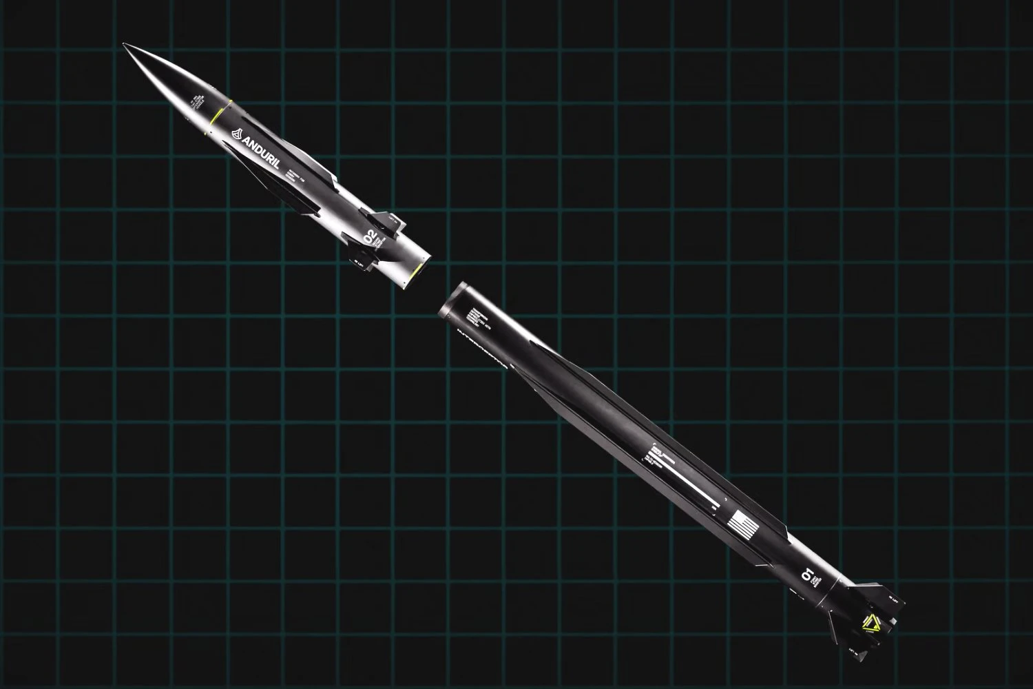 Anduril apresenta interceptador de mísseis Steelfin para desafiar sistemas Patriot