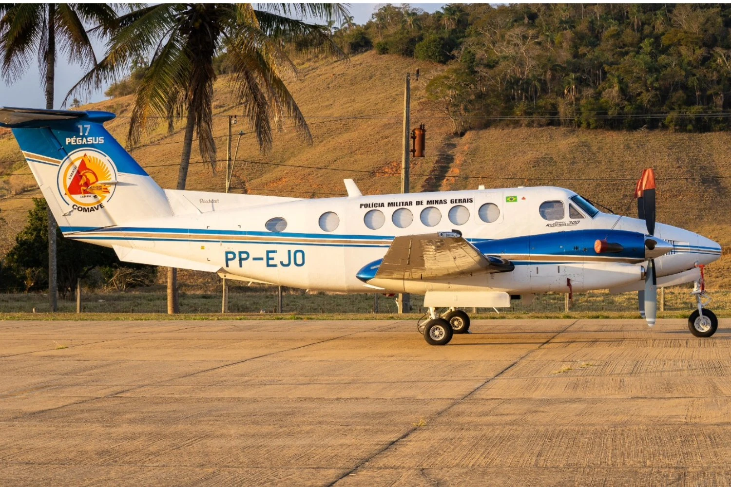 Beech King Air PP-EJO da Polícia Militar de MG que caiu em Ipating | HTTPS://WWW.INSTAGRAM.COM/P/DNGSWSNP70O/