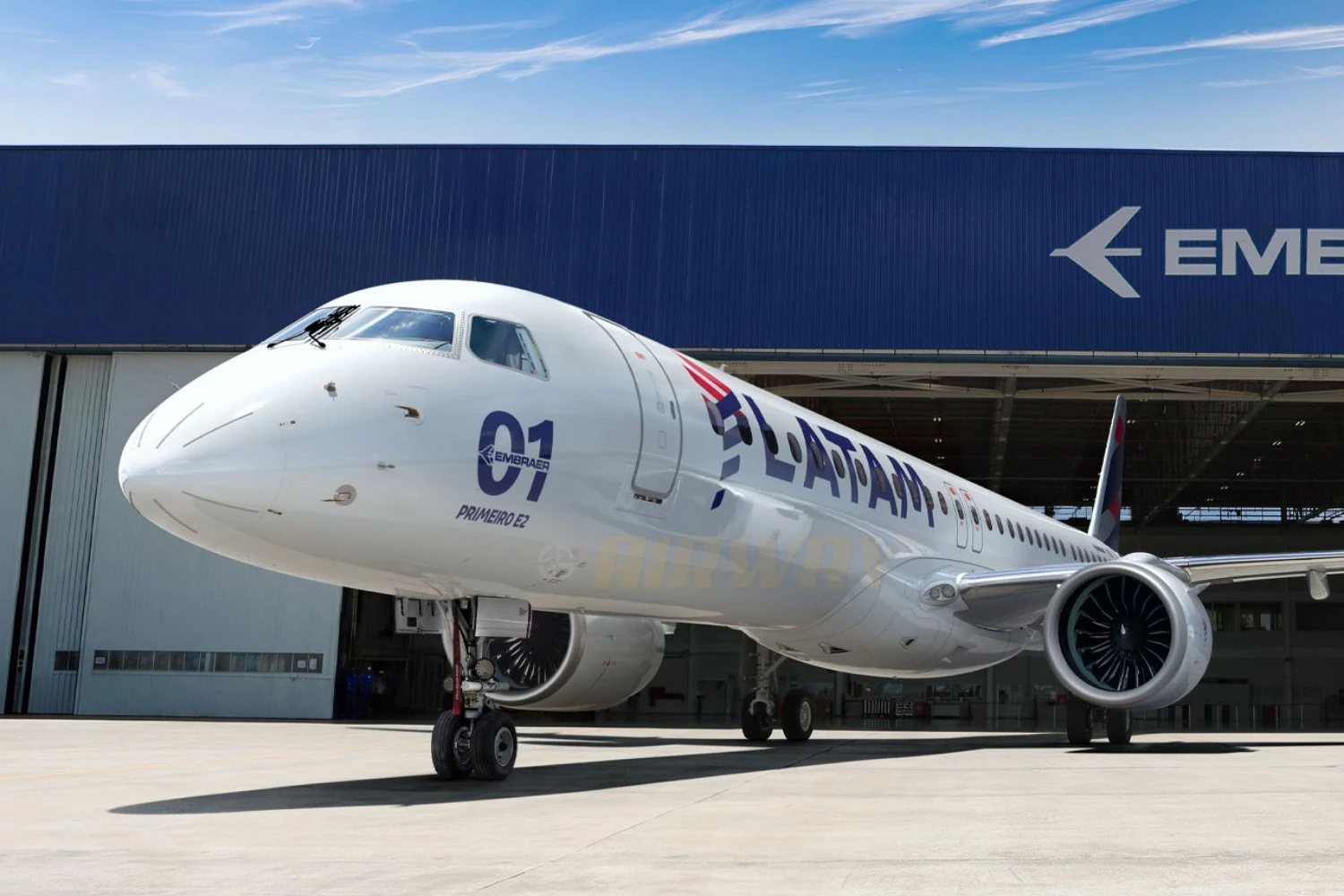 Primeiro E195-E2 da LATAM