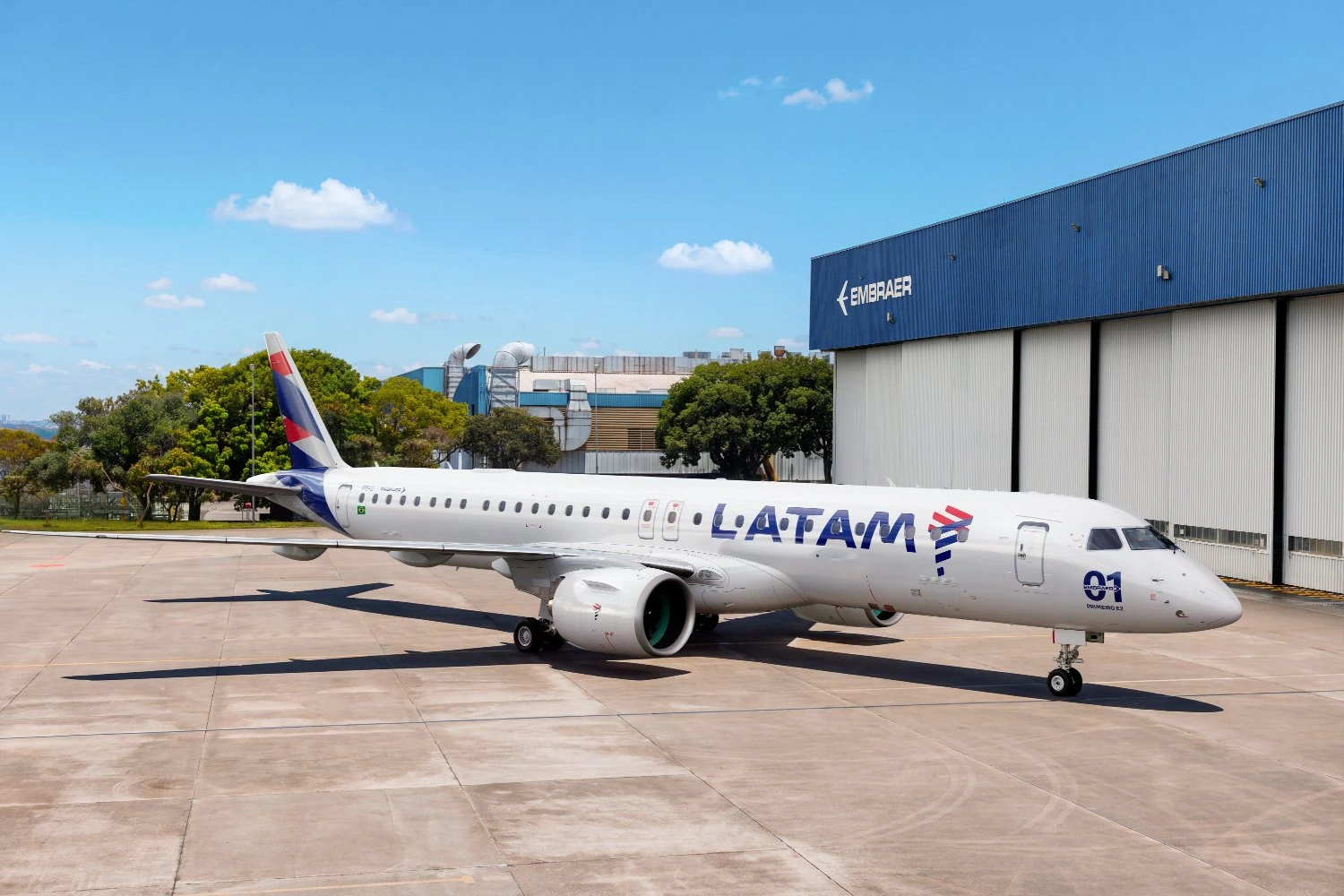 Primeiro E195-E2 da LATAM
