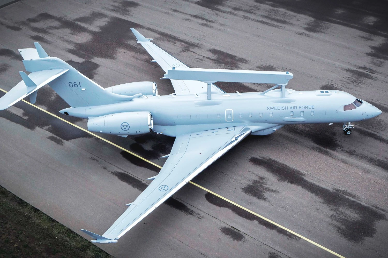 Saab unveils Sweden's first GlobalEye radar aircraft