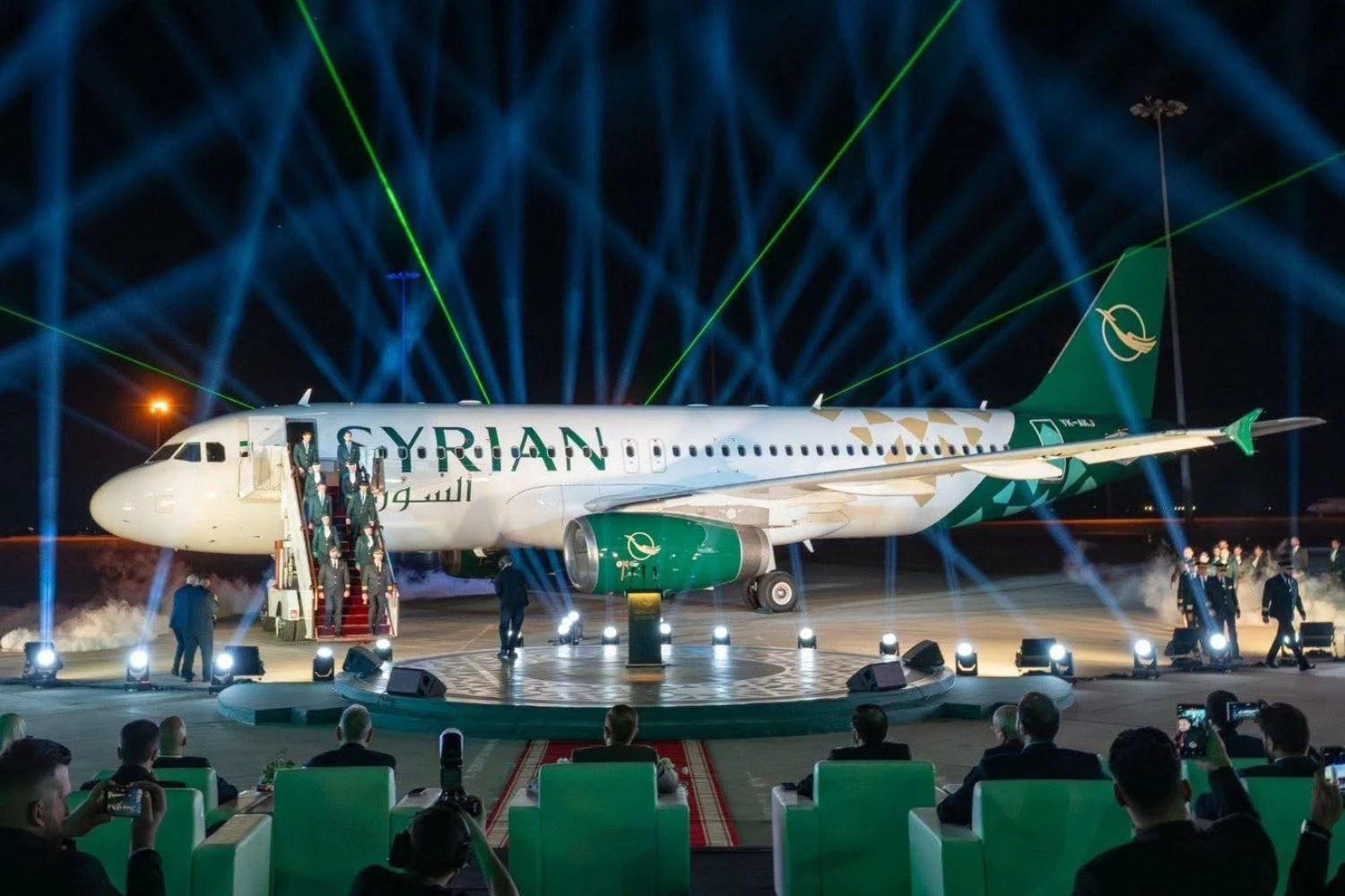 Syrian Airlines revela nova pintura após fim da era Assad