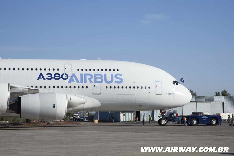 Airbus A380 chega à FIDAE 2014