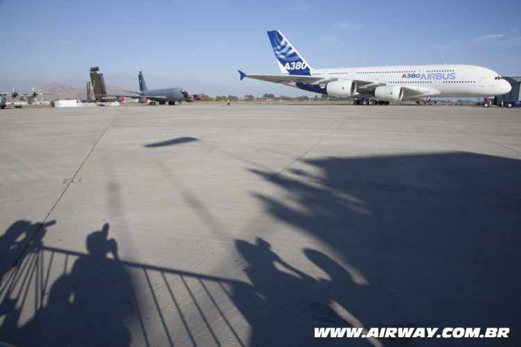 Airbus A380 chega à FIDAE 2014