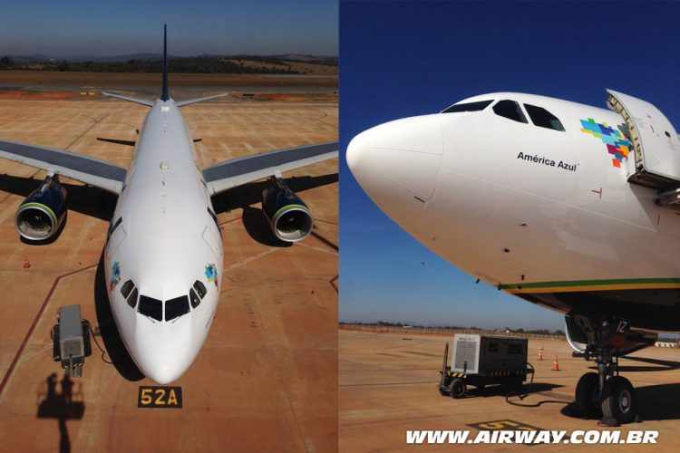 Primeiro Airbus A330-200 da Azul chega ao Brasil