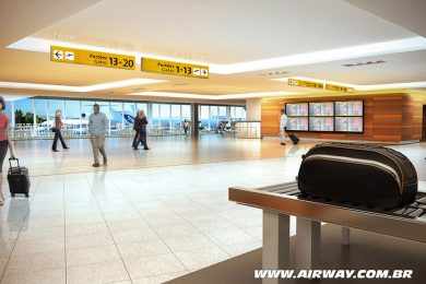 Controle de segurança no acesso central ao airside