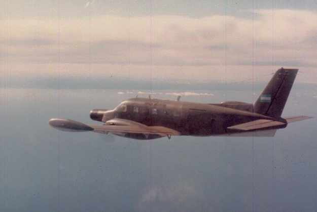 Os P-95 operam por mais de 200 horas na Guerra das Malvinas