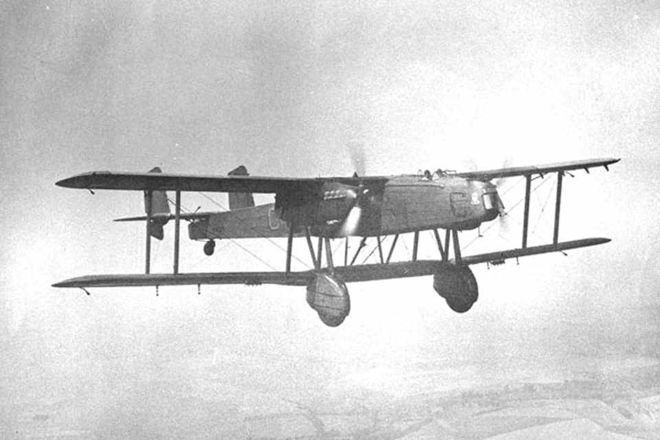 O Handley Page Heyford foi o maior avião biplano da história