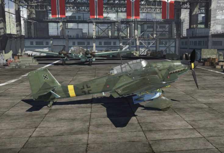 Na Alemanha não poderia faltar o Ju 87 Stuka