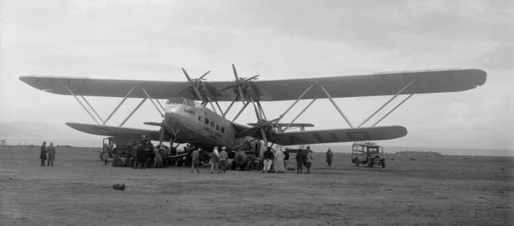 Um antigo Handley Page HP42, dos anos 1930