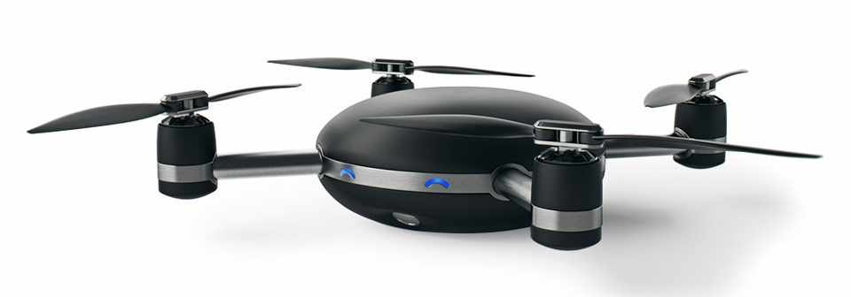 Além da automação, o drone Lily tem um design muito simpático