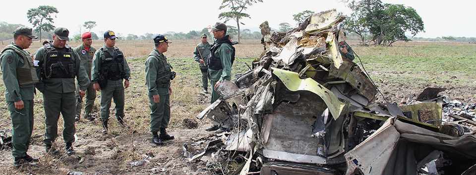 O avião de matrícula brasileira foi abatida por caças F-16 da Força Aérea da Venezuela