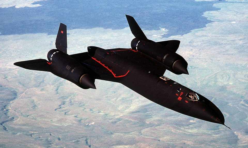 Lookheed Martin SR-71 - 3.540 km/h