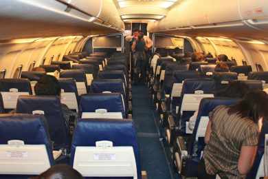 O BAe 146-200 que o Airway viajou pode transportar 96 passageiros