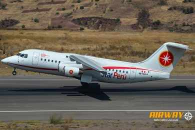 O BAe 146 já saiu de linha. O avião foi produzido entre 1978 e 2001