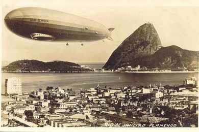 Cartão postal do Rio de Janeiro da década 1930