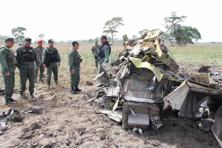 O avião de matrícula brasileira foi abatida por caças F-16 da Força Aérea da Venezuela