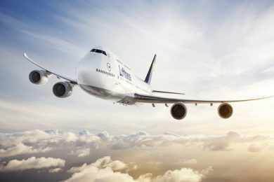 O Boeing 747-8 da Lufthansa leva 364 passageiros