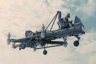 A Curtiss projetou o carro-voador militar VZ7
