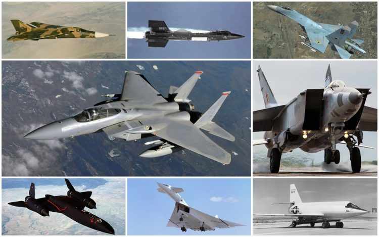 Aviões mais rápidos de todos os tempos