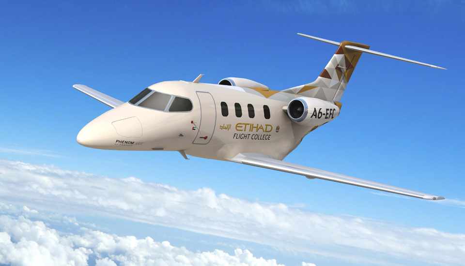 O Embraer Phenom 100 é considerado um dos melhores modelos de sua categoria no mercado mundial (Foto - Embraer)