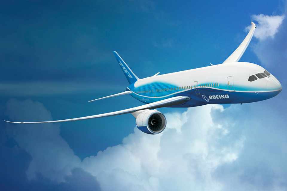 Aviões de grande porte, como o Boeing 787, serão um dos mais requisitados nos próximos anos (Foto - Boeing)