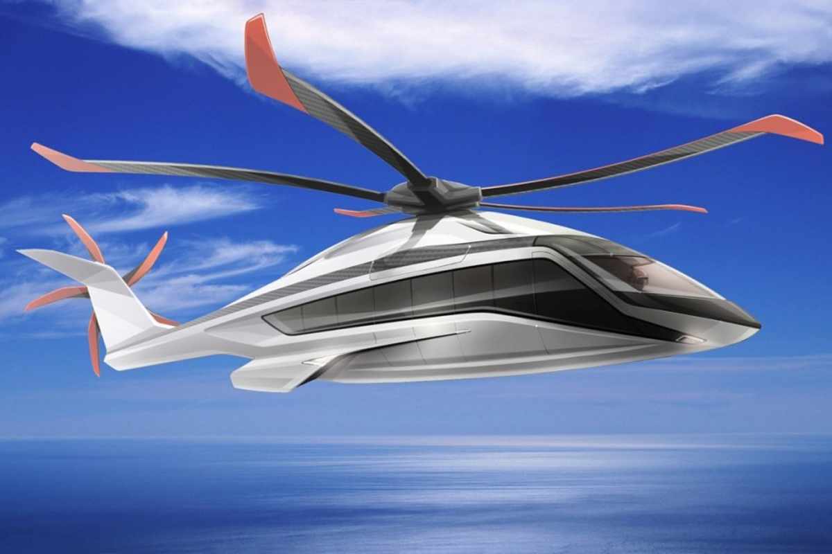 O helicóptero futurista de longo alcance da Airbus será lançado na próxima década (Foto - Airbus)