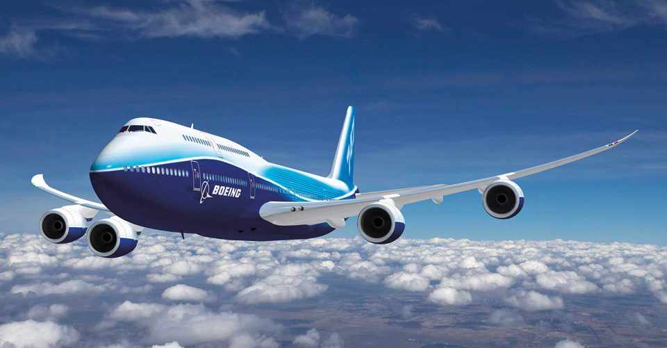 Cada unidade do Boeing 747-800 custa em média US$ 315 milhões (Foto - Boeing)