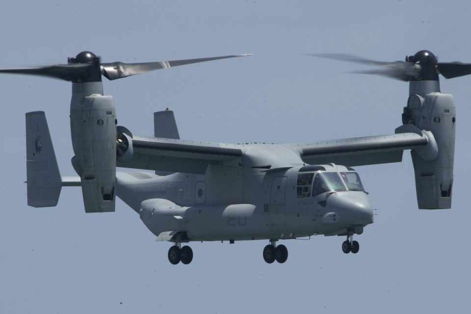 O V-22 Osprey está em serviço com a Marinha dos EUA desde 2007 (Foto - US Navy)