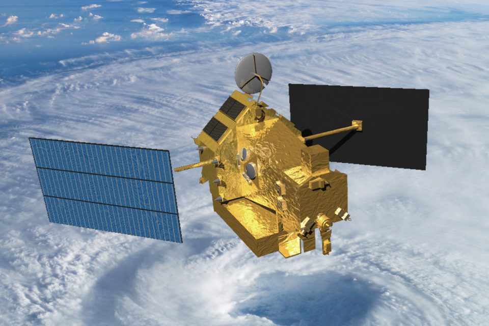 O satélite TRMM entrou em órbita em 1997 e servia para pesquisas sobre o clima (Ilustração - Nasa)