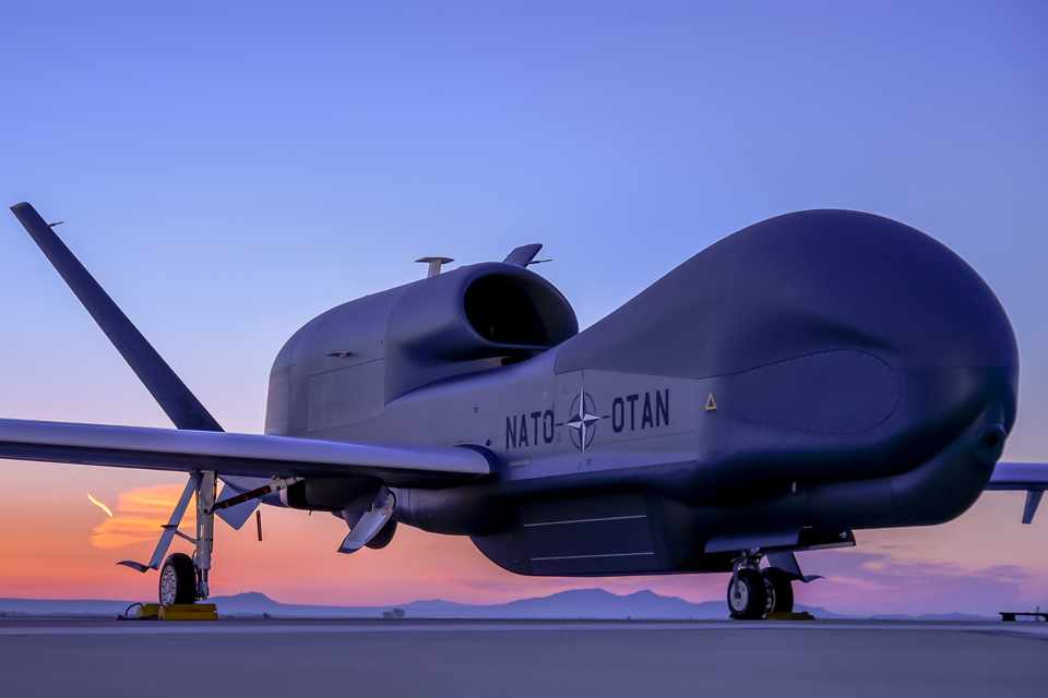 O Global Hawk é a maior aeronave não tripulada da atualidade (Foto - Northrop)