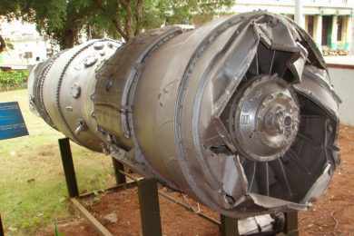 O motor do U-2 abatido sobre Cuba em 1962 está exposto no museu militar de Havana