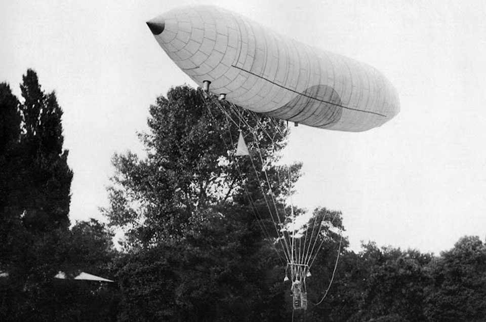 O projeto N-1 de Santos-Dumont foi o primeiro dirigível da história