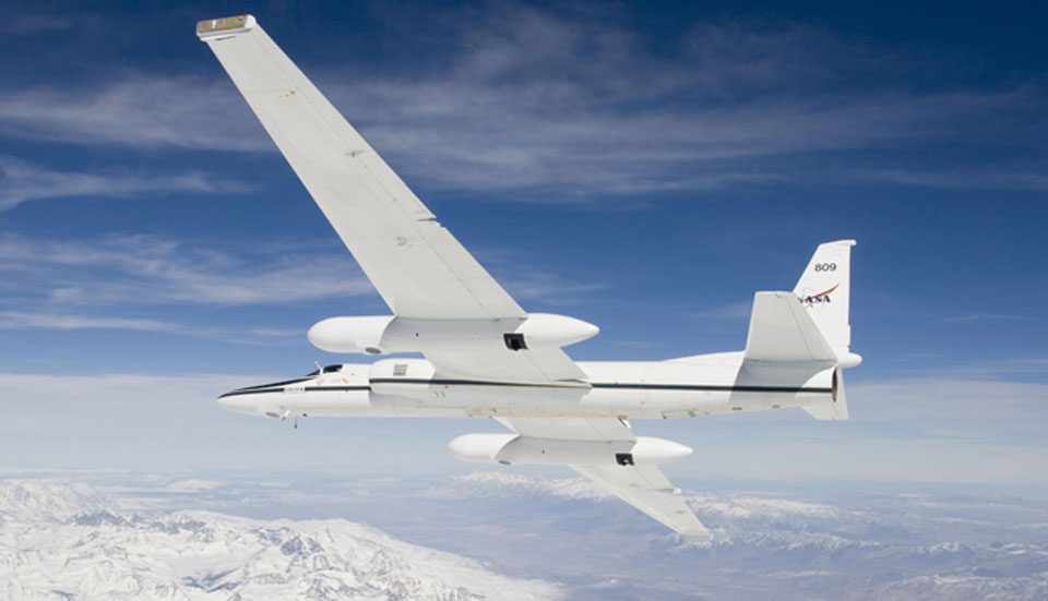 A NASA utiliza o U-2 para pesquisas sobre voos em grandes altitudes (Foto - NASA)