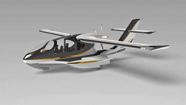 A aeronave terá capacidade para transportar 6 passageiros oi 900 kg de carga (Imagem - Horizon Aircraft)