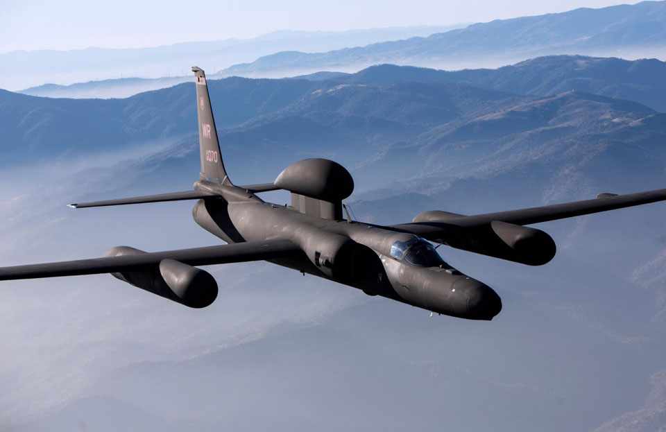O Lockheed U-2 pode cumprir missões de vigilância e espionagem (Foto - USAF)