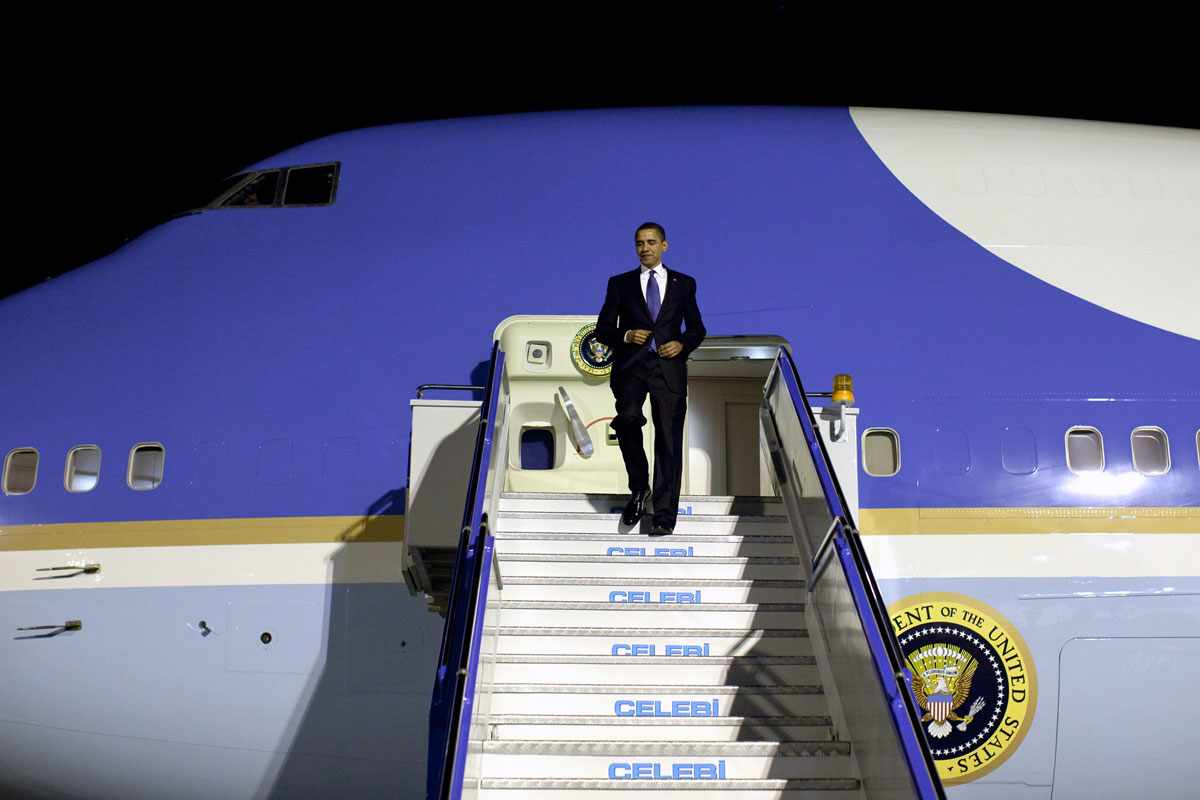 O Jumbo que transporta Obaba é o avião presidencial mais avançado do mundo (divulgação)