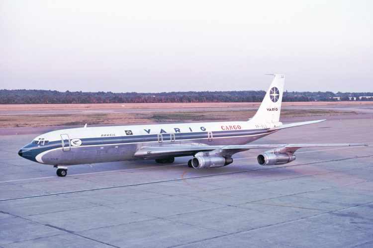 O Boeing 707 PP-VLU do comandante Gilberto Araújo da Silva: maior mistério envolvendo esse tipo de aeronave