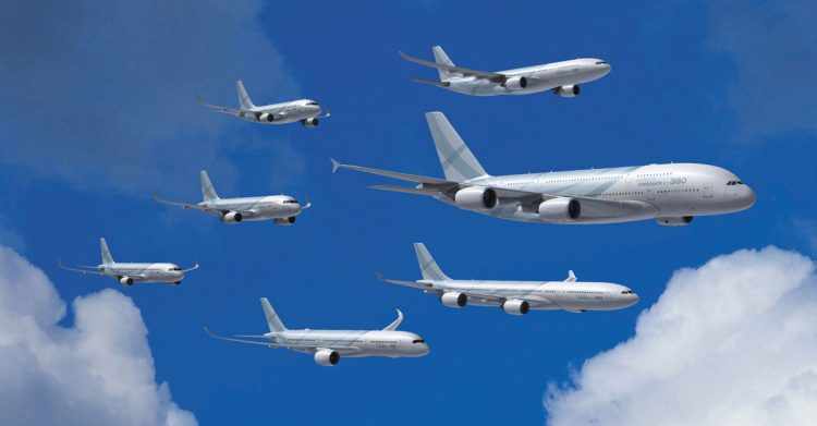 A AIrbus oferece versões executivas para todas as suas aeronaves. Até para o A380 (Foto - Airbus)